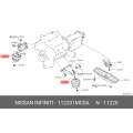 NISSAN 11220-1MC0A Insulator-engine mounting, front
