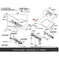 TOYOTA Genuine PROTECTOR, FR SIDE PANEL, NO.2 RH 53823-0A020