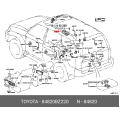 TOYOTA 84820-BZ220 Genuine Master Switch Assembly