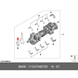Bearing Shell Bmw X6