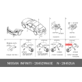 NISSAN 28452-9N63E Bracket-Sensor