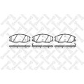 Front Brake Pad Set !771 12 Hyundai Santa Fe 2.4-2.0Cdi 01>
