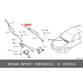 Windshield Wiper Blade Assembly - Infiniti G37 2008-2011 (Driver Side)