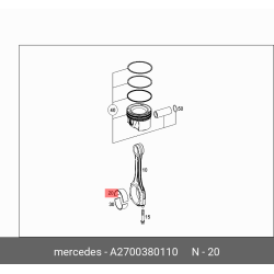 Con Rod Bearing Db M270