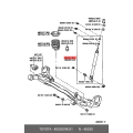Toyota Genuine Absorber Assy Shock Rear RH 48530-09U51 OEM