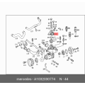 FEBI-BILSTEIN Thermostat Housing 1032030774 Mercedes Benz E320 190E 300E C280