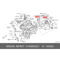 Nissan Hose Clamp 01558-00521