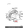 Toyota Front Door Panel Cushion 90541-09069