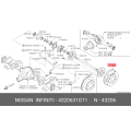 Brake Drum - NISSAN (D21, Pathfinder) - 43206-31G11