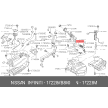 Nissan Genuine Hose-Filler 17228VB800