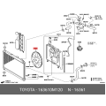 Toyota Genuine Fan 16361-0M120 OEM