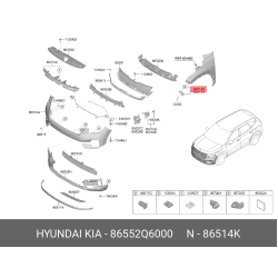 Bumper Bracket Fr Rh
