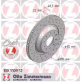 Brake Disc Rear 310Mm Golf 7 R Audi S3 2014-