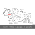 Mount Bracket Bolt - Nissan 01454-0003U