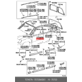 TOYOTA 75720-60051 MOULDING ASSY, FRONT DOOR BELT, LH