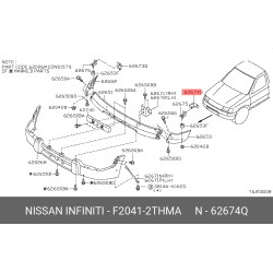 Bumper Bracket LH - Nissan D22 LCV