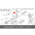 NISSAN 12111-AD21B BEARING-CONNECTING ROD