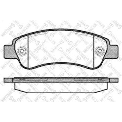 Rear Brake Pad Set !1238 00 Citroen Jumper 2.2Hdi 06>