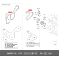 HYUNDAI / KIA 25212-2B030 Serpentine Belt