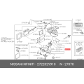 NISSAN 27220-2Y910 Genuine HVAC Blower Motor Assembly