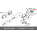 Genuine Nissan Extension Housing Seal 31375-90X0A