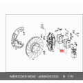 Brembo P50095N Front Ceramic Brake Pads Set - Mercedes-Benz S550 CLS53 E53 AMG