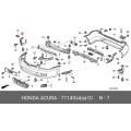 HONDA Accord Front Right Upper Bumper Support 71140-SDA-A10 (2003-2007)