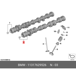 Camshaft Exhaust Bmw F01,F02,F10,E70,X6(5.0)