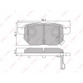 Brake Pads And Brake Shoe For Toyota Auris (Ake) 1.4-1.6 07> / Corolla (Ake) 1.3-1.6 06>