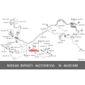Nissan Hose Assy-Brake, Front 46210VB10A