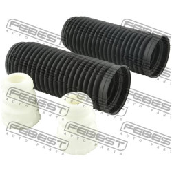 Boot with jounce bumper front shock absorber kit